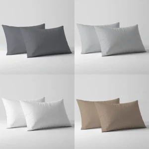 %100 Organik Pamuk 2’li Yastık Kılıfı Seti